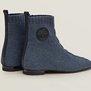 Hermes Duo Ankle Boots 38.5
